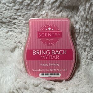 Scentsy Pink Bring Back My Bar - Happy Birthday scent